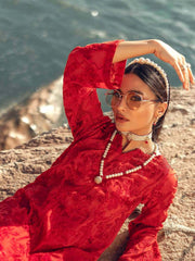 NUREH Exclusive Embroidered Swiss Lawn 3Pc Suit NE-25 Gracious - FaisalFabrics.pk