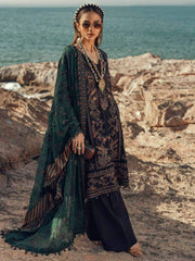 NUREH Exclusive Embroidered Swiss Lawn 3Pc Suit NE-26 Jade Dream - FaisalFabrics.pk