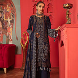 Nureh Exclusive Embroidered Leather Jacquard Unstitched 3Pc Suit NJ-10