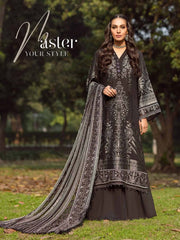 NUREH MAYA Unstitched Embroidered Lawn Jacquard 3Pc Suit NJ-30 Wilder - FaisalFabrics.pk