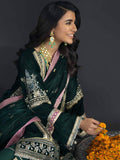 NUREH Maya Unstitched Luxury Velvet 3PC Suit NV-10 Orchid Stone - FaisalFabrics.pk