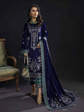 NUREH Maya Unstitched Luxury Velvet 3PC Suit NV-11 Elizabeth