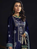 NUREH Maya Unstitched Luxury Velvet 3PC Suit NV-11 Elizabeth - FaisalFabrics.pk