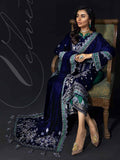 NUREH Maya Unstitched Luxury Velvet 3PC Suit NV-11 Elizabeth - FaisalFabrics.pk