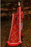 NUREH Gardenia Embroidered Slub Linen Unstitched 3Pc Suit NWG-78
