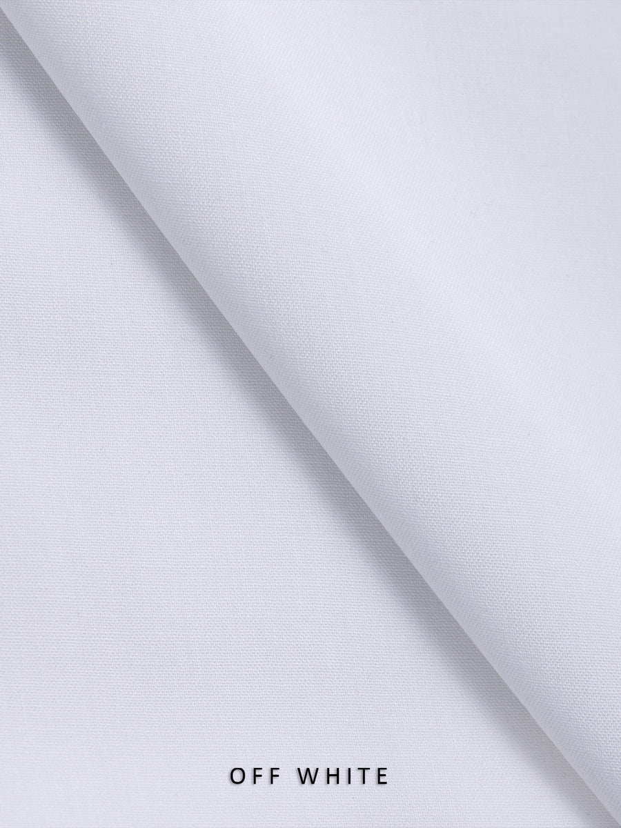 Safeer by edenrobe Men’s Blended Fabric For Summer EMUB21-Amuse Off White - FaisalFabrics.pk