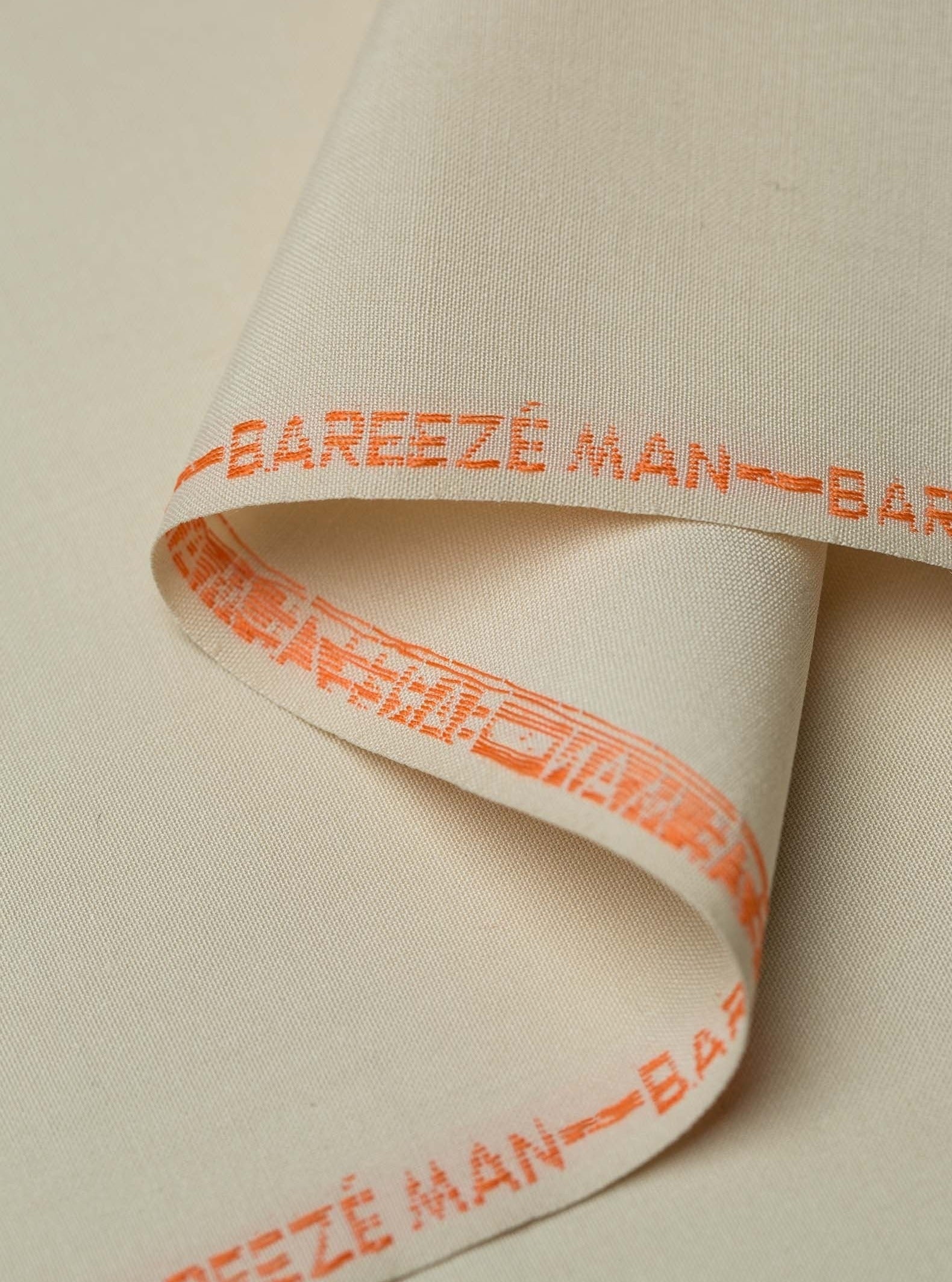 Bareeze Man Boski ( 6 Pound ) Unstitched Fabric - Off White