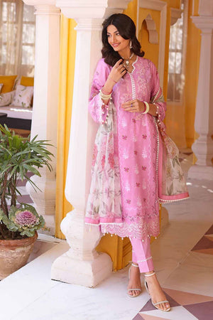 Gul Ahmed Festive Eid Embroidered Lawn Unstitched 3Pc Suit OG-32009
