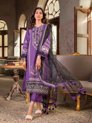 GulAhmed Summer Premium Embroidered Lawn Unstitched 3Pc Suit OG-32010