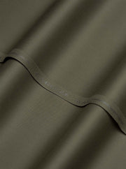 Bareeze Man Egyptian Cotton 2/1 Unstitched Fabric for Summer - Olive Green