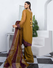 SIFA Luxury Formals Pret - OLIVE ORCHID
