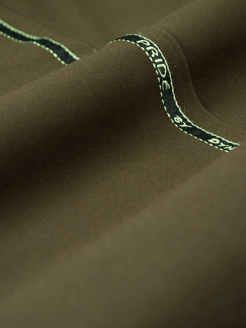 Dynasty Pride Men’s Blended Shalwar Kameez Olive For Winter - FaisalFabrics.pk