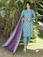 Regalia Orchid Seperates Unstitched Printed Lawn 3 Piece Suit OSV2-06
