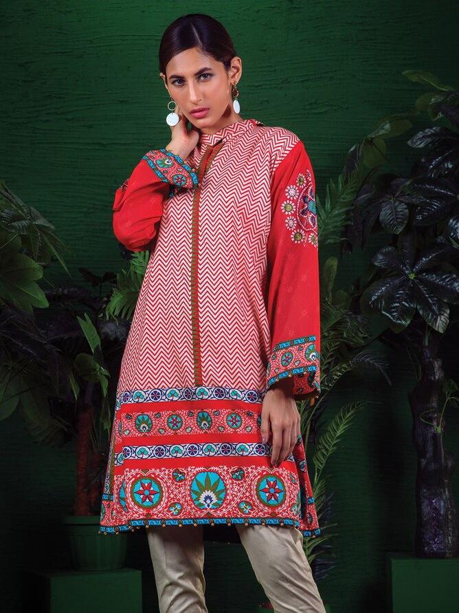 Orient Winter Collection'19 Vol-2 Cottel Embroidered Shirt OTL-19-152A - FaisalFabrics.pk