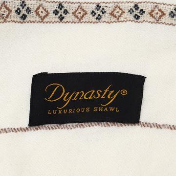 Dynasty Premium Mens Pure Wool Shawl Lux Woolen - Off White - FaisalFabrics.pk