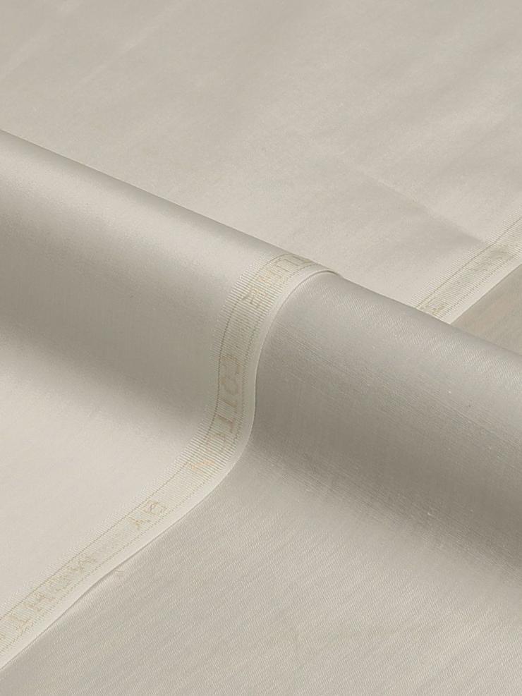 Mohtaram Signature Laf Men’s Cotton Shalwar Kameez Suit for Summer - Off White - FaisalFabrics.pk