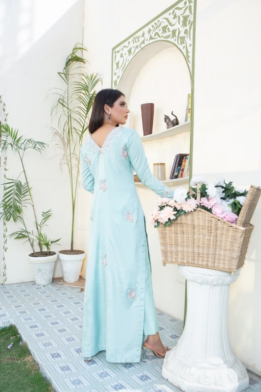 Sumaria’s Couture Baharan Luxury Pret 3Pc Suit - Orchid