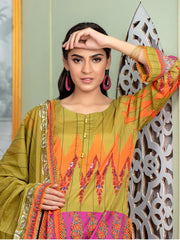 Regalia Orchid Vol-03 Digital Printed 3 Piece Lawn Suit OR-08 - FaisalFabrics.pk