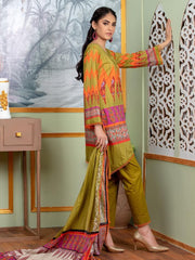Regalia Orchid Vol-03 Digital Printed 3 Piece Lawn Suit OR-08 - FaisalFabrics.pk