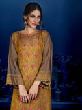 Orient Jacquard Linen Embroidered Single Shirt OTL-19-235-B Winter Collection'19 - FaisalFabrics.pk