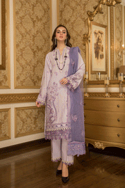 Suveez Pariza Embroidered Lawn 3 Piece Suit - CP-09 PAISLEY