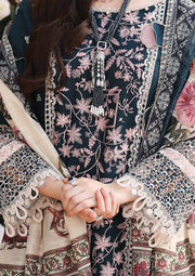 KAHF Premium Embroidered Luxury Lawn Unstitched 3Pc Suit KLC-01A