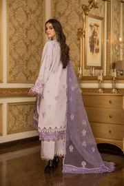 Suveez Pariza Embroidered Lawn 3 Piece Suit - CP-09 PAISLEY