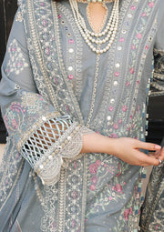 KAHF Premium Embroidered Luxury Lawn Unstitched 3Pc Suit KLC-08