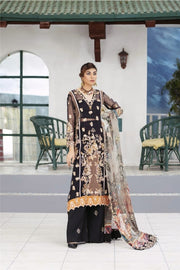 DAHAB by Sumaria’s Couture Festive Unstitched 3Pc Suit D-07 Papyrus