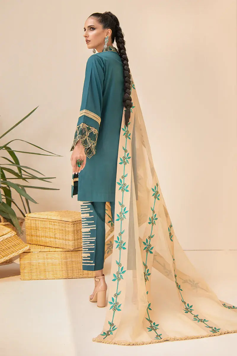 Maria Osama Khan L'Amour Basic Pret 3Pc Satin Suit - PASBAN