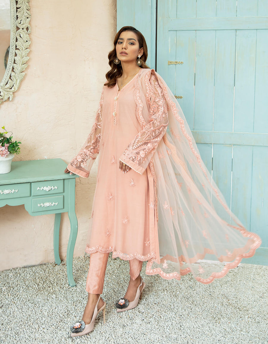 SIFA Luxury Formals Pret - PEACH SORBET