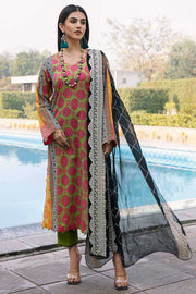 Charizma Sheen Vol-01 Unstitched Printed Lawn 3 Piece Suit PEC-02