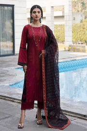 Charizma Sheen Vol-01 Unstitched Printed Lawn 3 Piece Suit PEC-03