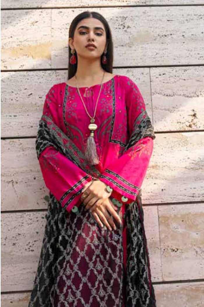 Charizma Sheen Vol-01 Unstitched Printed Lawn 3 Piece Suit PEC-04