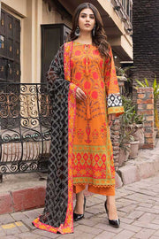 Charizma Sheen Vol-01 Unstitched Printed Lawn 3 Piece Suit PEC-05