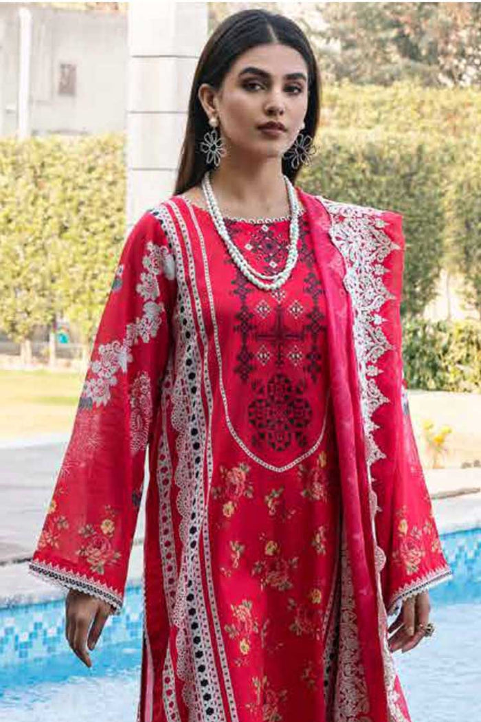 Charizma Sheen Vol-01 Unstitched Printed Lawn 3 Piece Suit PEC-06