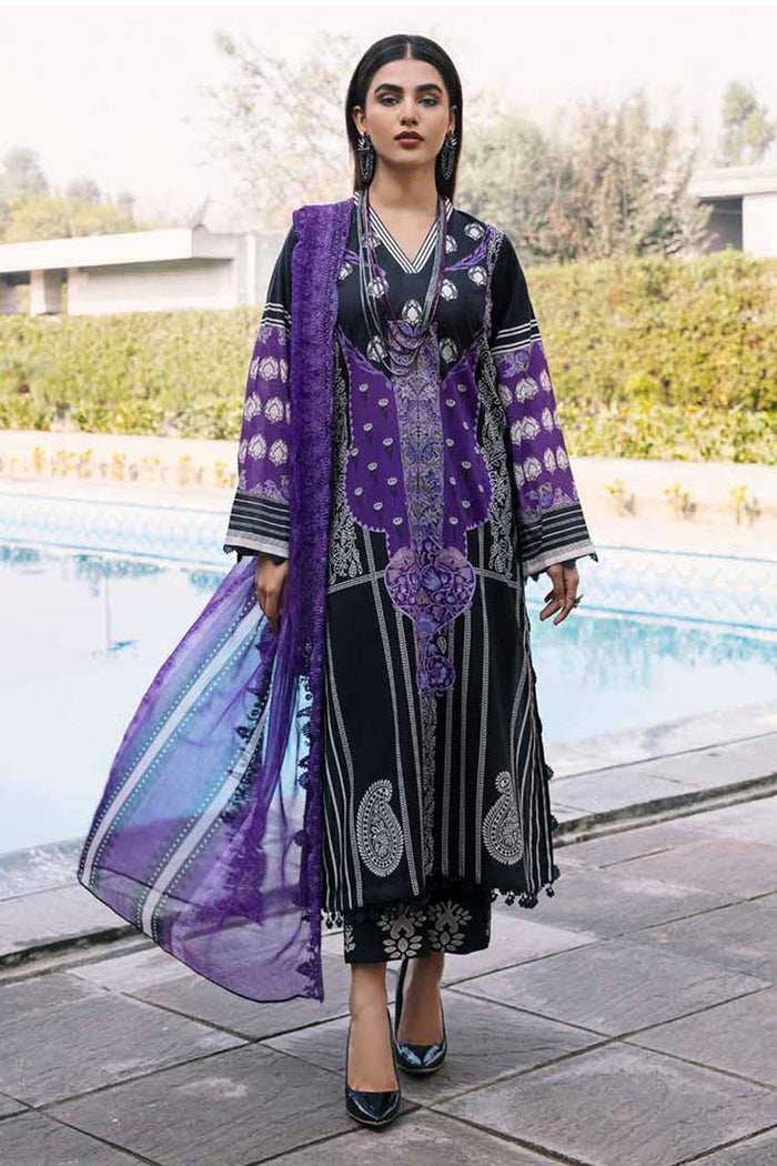 Charizma Sheen Vol-01 Unstitched Printed Lawn 3 Piece Suit PEC-08