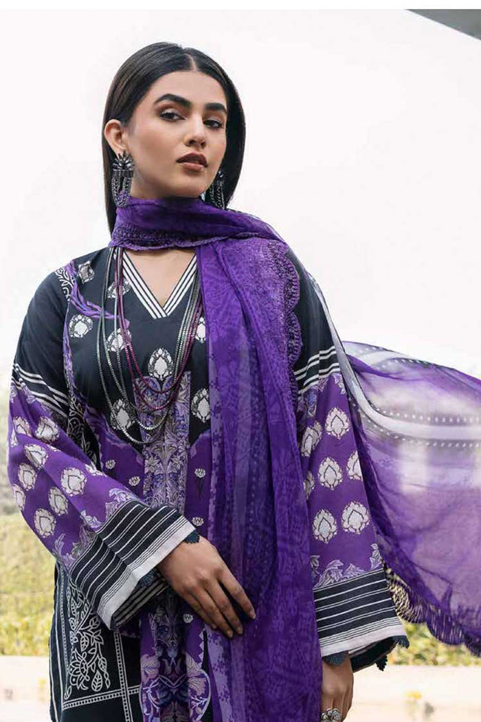 Charizma Sheen Vol-01 Unstitched Printed Lawn 3 Piece Suit PEC-08