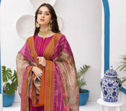 Charizma Print Melody Fall Winter Unstitched Marina 3Pc Suit PEW-01