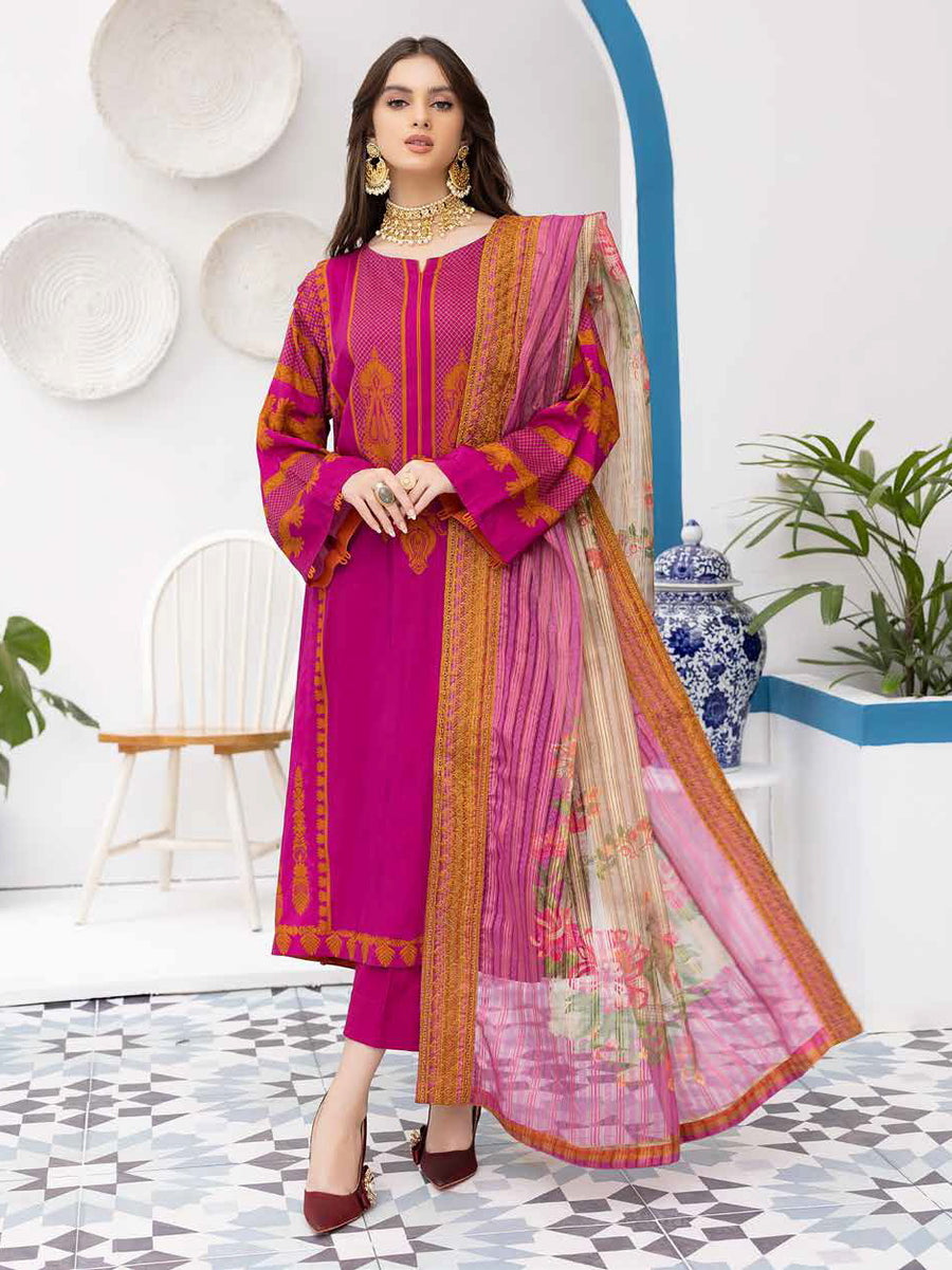 Charizma Print Melody Fall Winter Unstitched Marina 3Pc Suit PEW-01