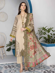 Charizma Print Melody Fall Winter Unstitched Marina 3Pc Suit PEW-04