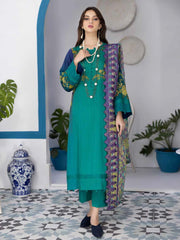 Charizma Print Melody Fall Winter Unstitched Marina 3Pc Suit PEW-05