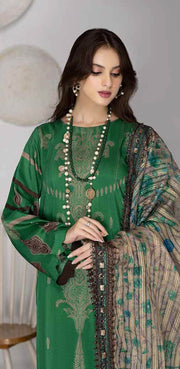 Charizma Print Melody Fall Winter Unstitched Marina 3Pc Suit PEW-06