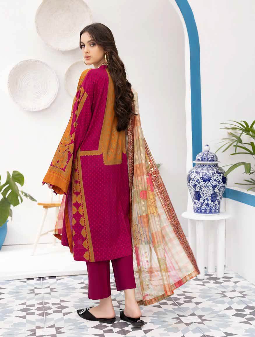Charizma Print Melody Fall Winter Unstitched Marina 3Pc Suit PEW-07