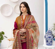 Charizma Print Melody Fall Winter Unstitched Marina 3Pc Suit PEW-07