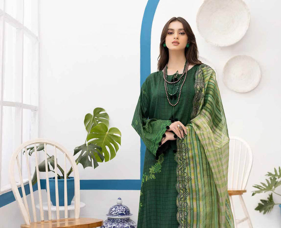 Charizma Print Melody Fall Winter Unstitched Marina 3Pc Suit PEW-08