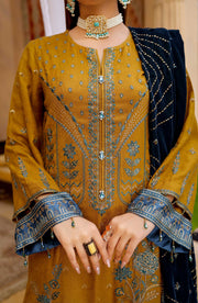 Waresha Luxury Embroidered Sweet Leather Unstitched 3Pc Suit PL-604