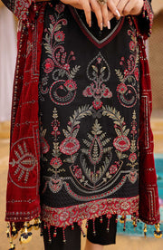 Waresha Luxury Embroidered Sweet Leather Unstitched 3Pc Suit PL-606
