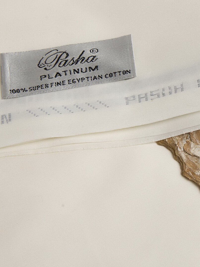 PASHA PLATINUM CLASSIC Egyptian Cotton White Unstitched Suit for Men - FaisalFabrics.pk