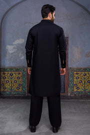 So Kamal Mens Unstitched Premium Cotton Suit - PM-1516 Black